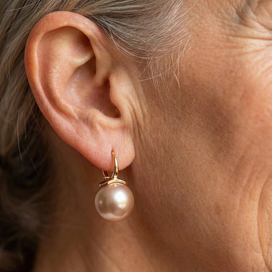 Kerensa – Sparkling Pearl Earrings