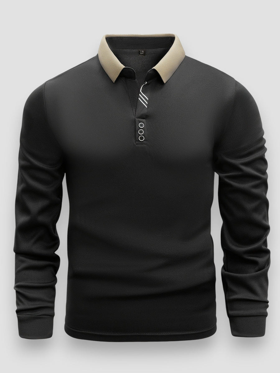 Wisley - Long Sleeve Polo Shirt