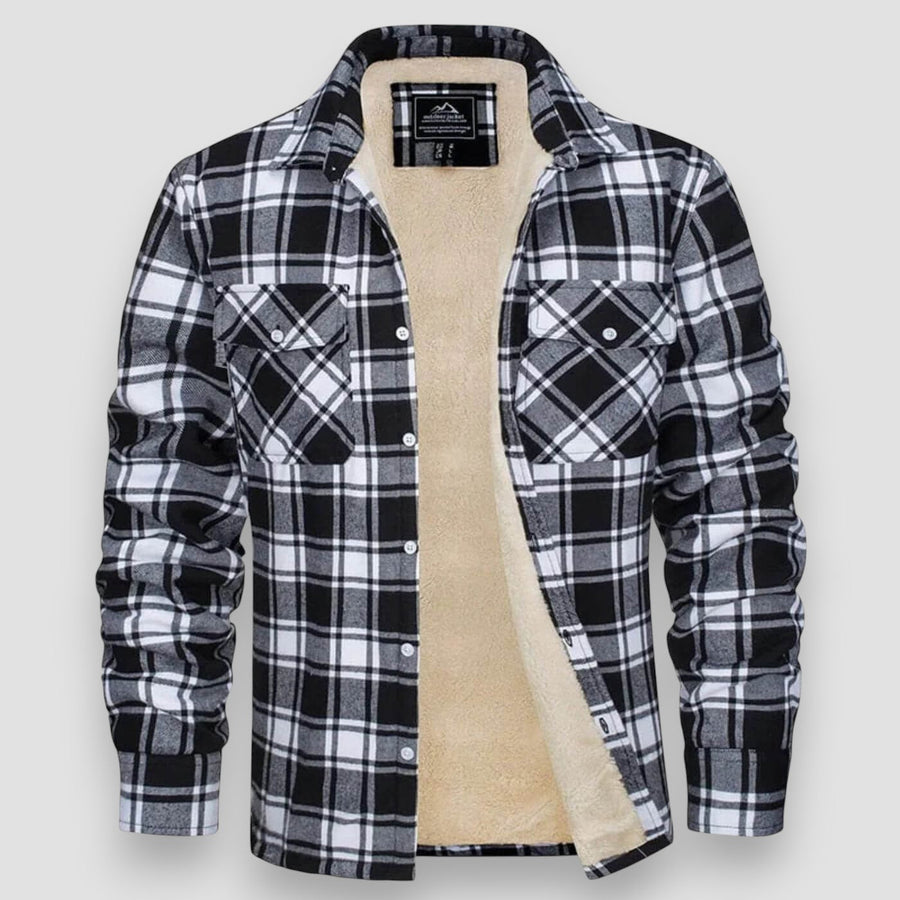 Tariq – Checked Lined Jacket for Cool Days