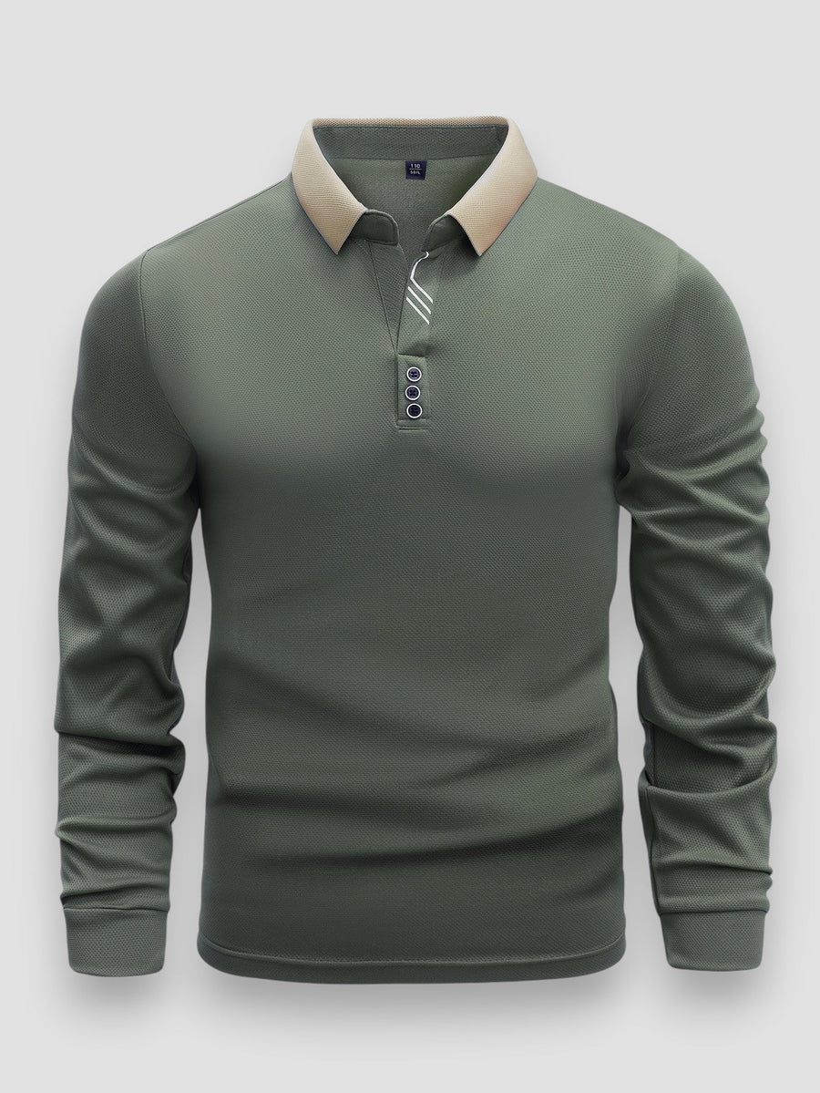 Wisley - Long Sleeve Polo Shirt