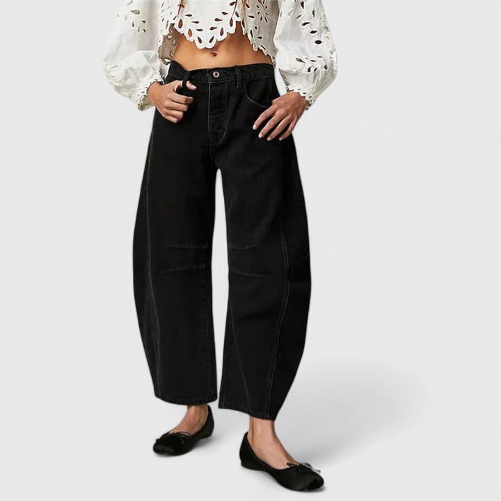 Winifred | Women's High Waist Barrel Leg Jeans