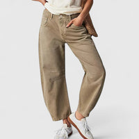Winifred | Women's High Waist Barrel Leg Jeans