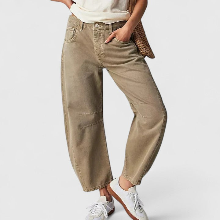 Winifred | Women's High Waist Barrel Leg Jeans