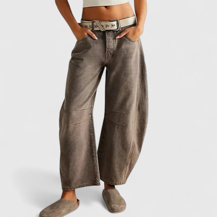 Winifred | Women's High Waist Barrel Leg Jeans