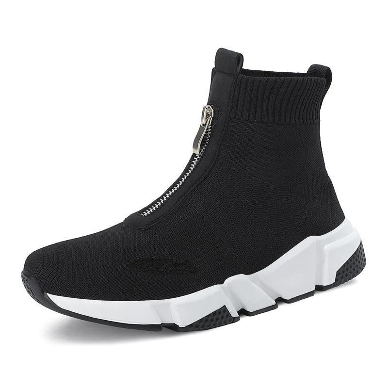 Winifred | Women's Zip Front Sock Ankle Boot