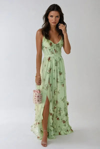 Norah – Flowing Boho Maxi Dress
