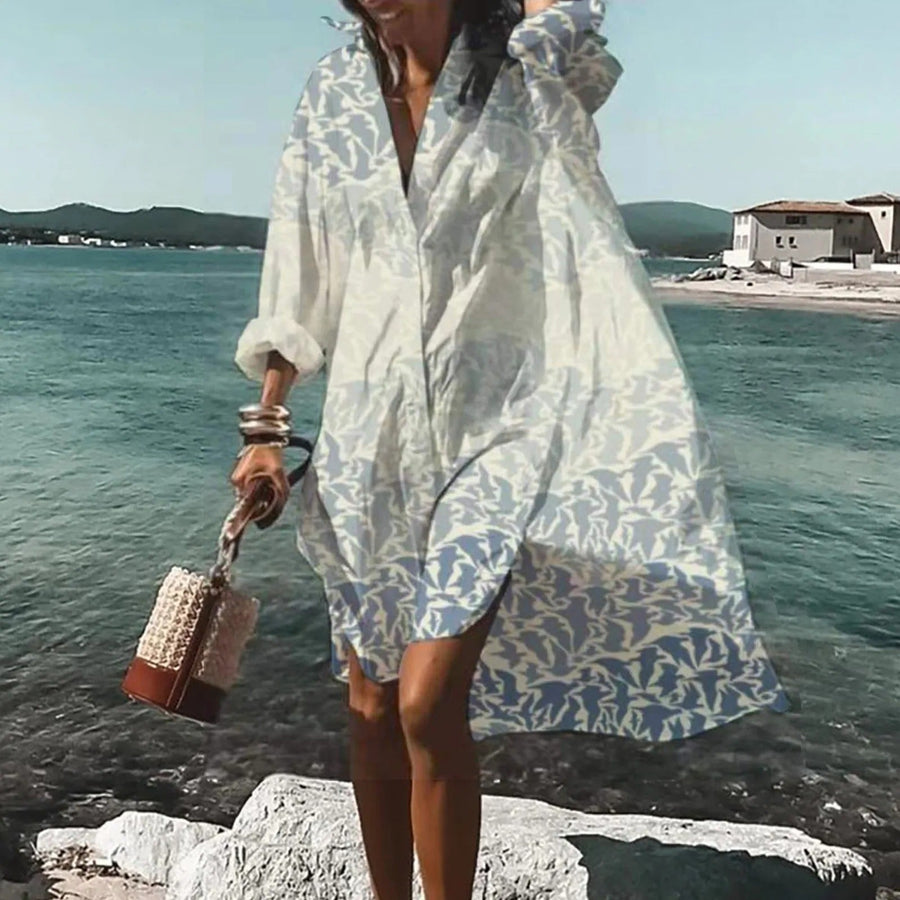 Adira Mini Dress Light Blue