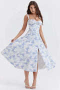 Blue Floral Linsay