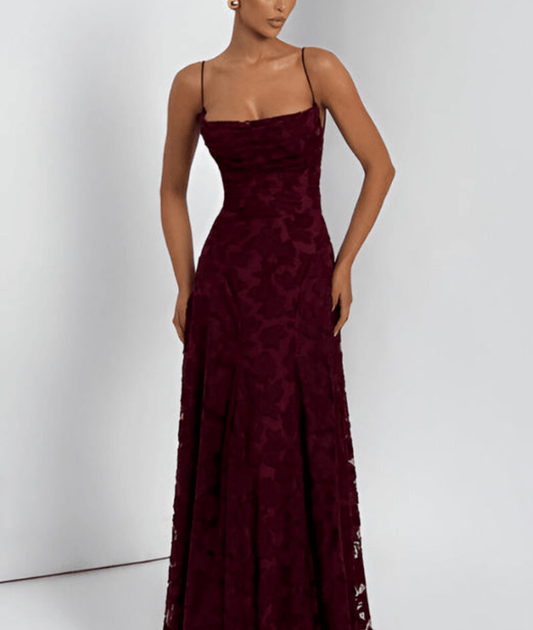 Calla Maxi Dress Cherry