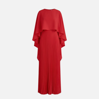 Cleo Cape Maxi Dress Red