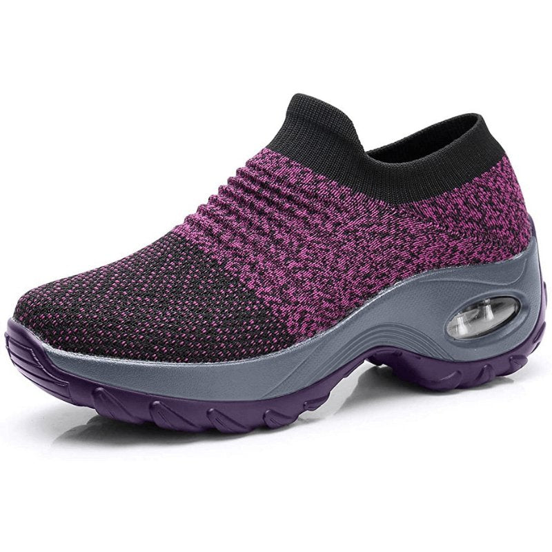 Olivia | Women's Orthopedic Slip-On Sneakers Air Cushion Purple