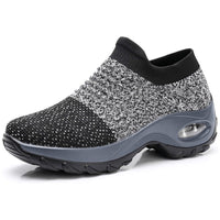 Olivia | Women's Orthopedic Slip-On Sneakers Air Cushion Gray
