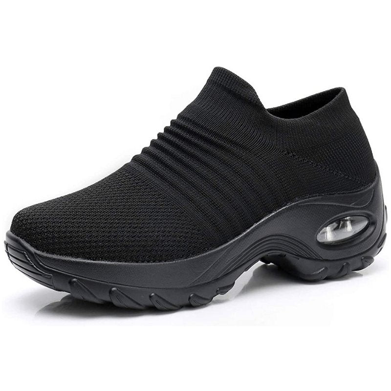 Olivia | Women's Orthopedic Slip-On Sneakers Air Cushion Black