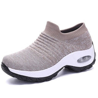 Olivia | Women's Orthopedic Slip-On Sneakers Air Cushion Khaki