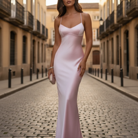 Tamsin Slip Maxi Dress Pink