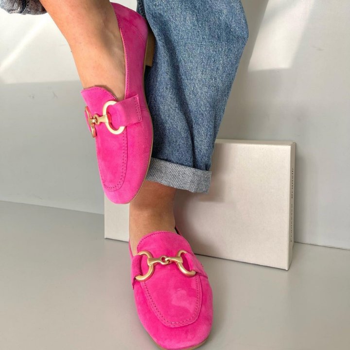 Camila | Women's Suede Horsebit Loafers Slip-On Flat Comfort US 4