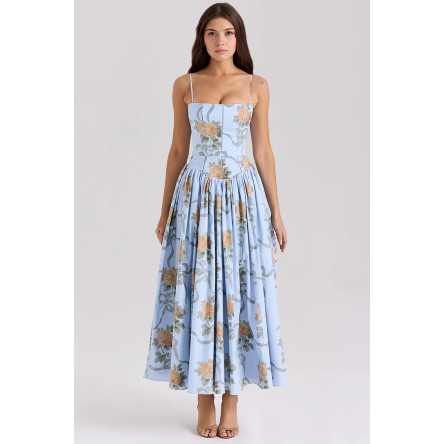 Lumi Maxi Dress Blue