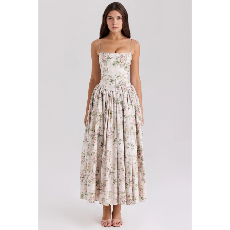 Lumi Maxi Dress Golden Floral
