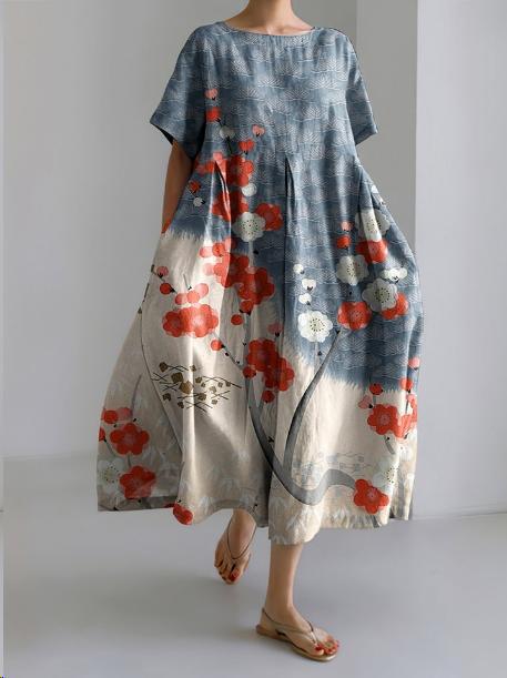Evangeline Midi Dress Blue