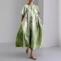 Evangeline Midi Dress Green