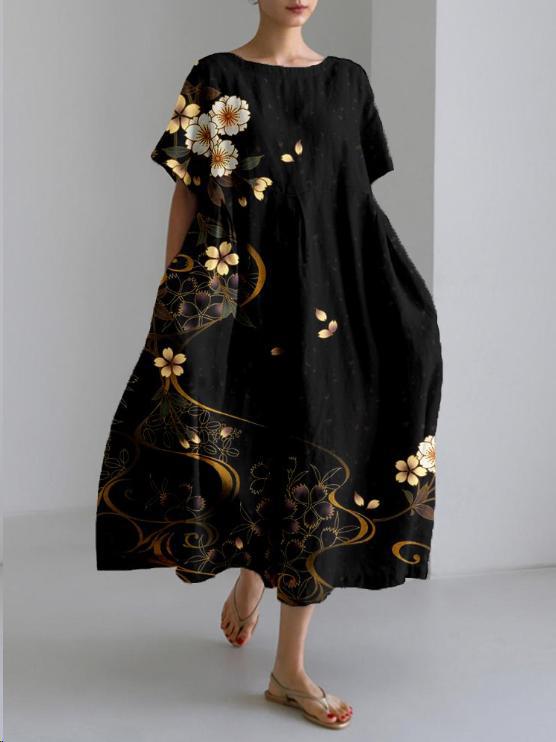 Evangeline Midi Dress Black