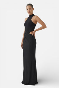 Mireille Halter Maxi Dress Black