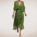 Halle Wrap Midi Dress