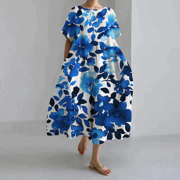 Lirit Midi Dress Blue