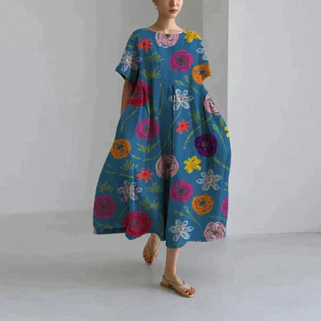 Lirit Midi Dress Navy