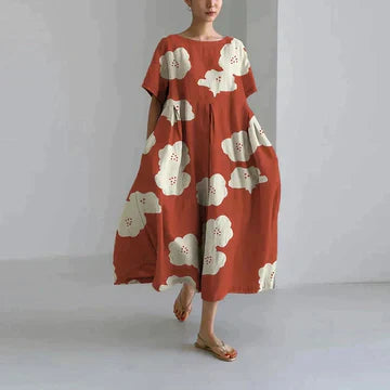 Lirit Midi Dress Orange