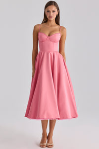 Sailor Midi Dress Pink
