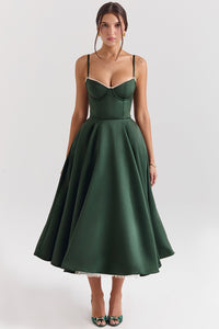 Sailor Midi Dress Green
