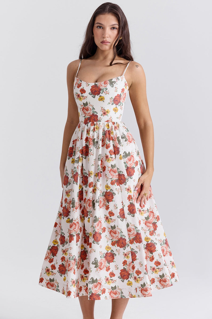 Sailor Midi Dress Floral