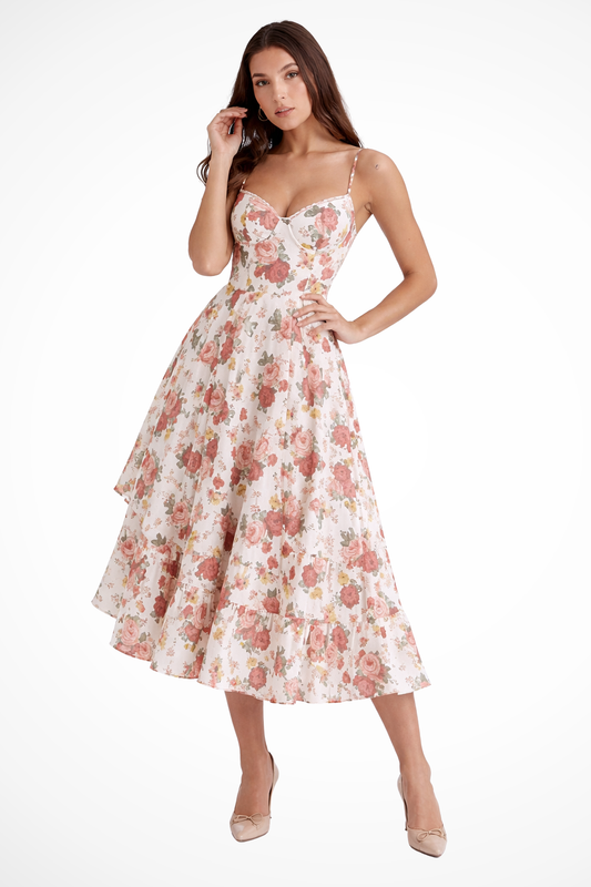 Sloane Wrap Maxi Dress Floral