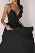 Vienna V Neck Midi Dress