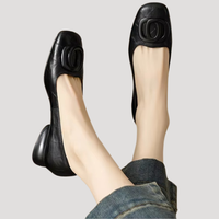 Wren | Women's Square Toe Slip-On Flat Shoes