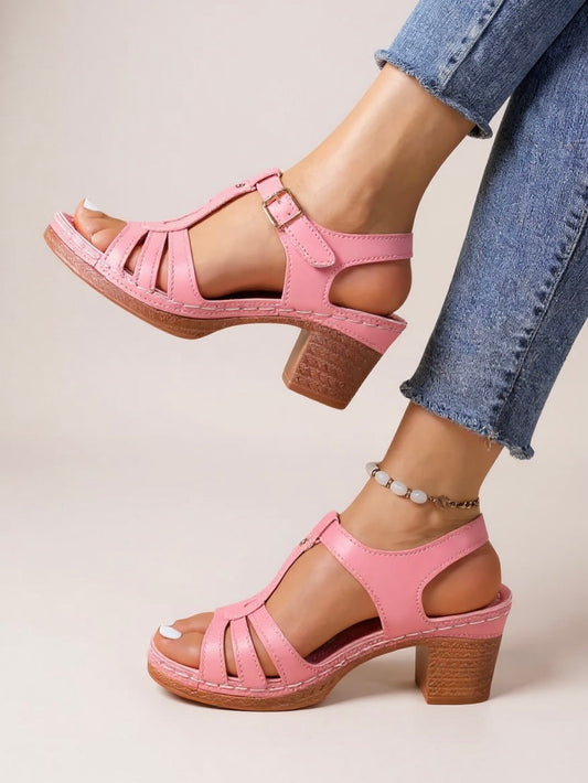 Xanthe | Women's Block Heel Strappy Sandals