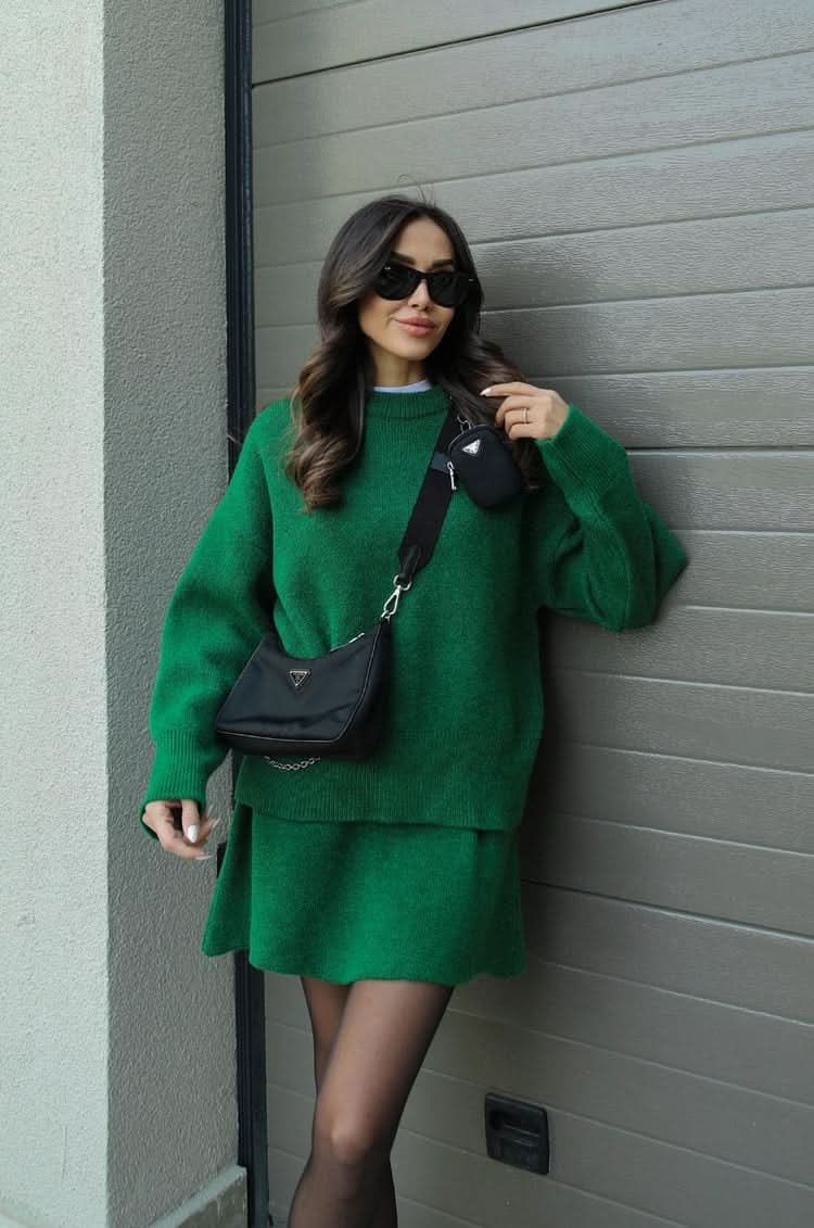 RUBY | KNIT SET Green