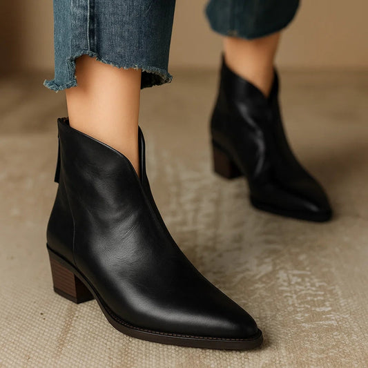 Zaria | Women's Block Heel Ankle Boots