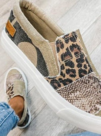 Zelda | Women's Leopard Print Slip-On Sneakers