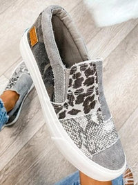 Zelda | Women's Leopard Print Slip-On Sneakers
