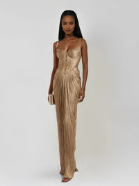 Zivana | Women's Corset Maxi Dress Formal Evening Gown