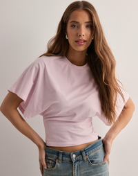 Zola | Women's Wide Sleeve Crew Neck Crop Top